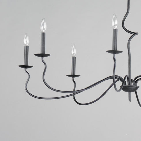 Maxim Padrona Chandelier in Black Oxide Finish Model: 27708BO