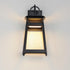 Maxim Pagoda Outdoor Wall Mount in Black Finish Model: 30744BK