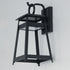 Maxim Pagoda Outdoor Wall Mount in Black Finish Model: 30744BK