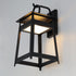 Maxim Pagoda Outdoor Wall Mount in Black Finish Model: 30746BK
