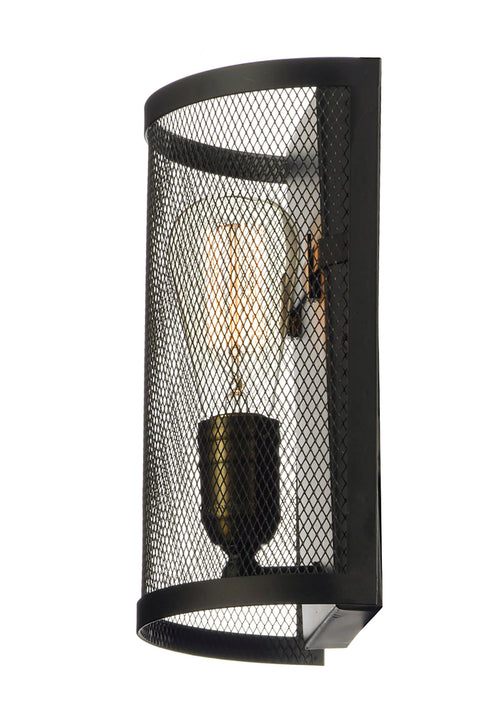 Maxim Palladium Wall Sconce in Black Natural Aged Brass Finish Model: 20112BKNAB
