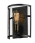 Maxim Palladium Wall Sconce in Black Natural Aged Brass Finish Model: 20112BKNAB