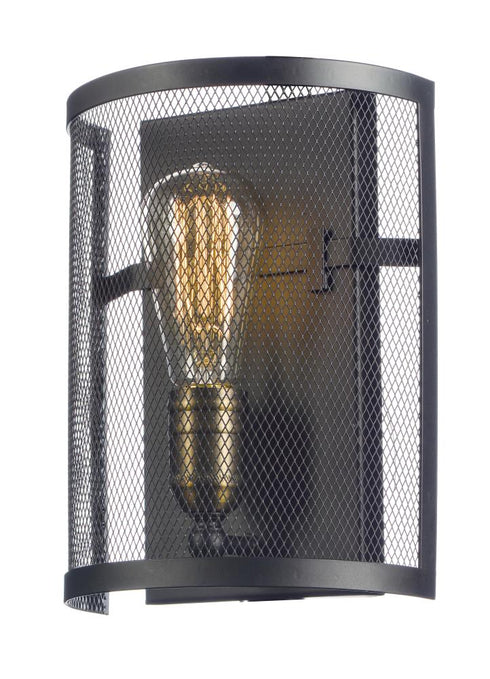 Maxim Palladium Wall Sconce in Black Natural Aged Brass Finish Model: 20112BKNAB