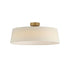 Maxim Paramount Flush Mount in Natural Aged Brass Finish Model: 10332OFNAB