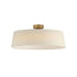 Maxim Paramount Flush Mount in Natural Aged Brass Finish Model: 10332OFNAB