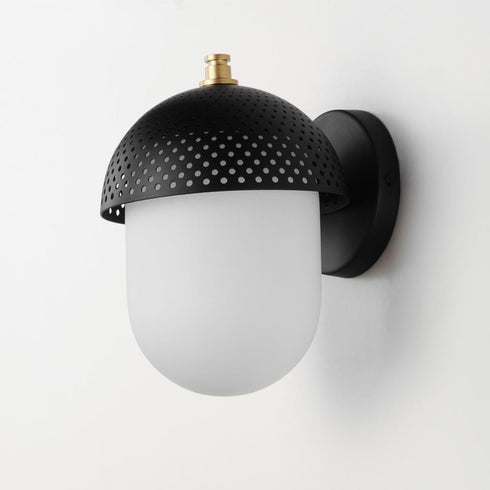 Maxim Perf Outdoor Outdoor Wall Mount in Black / Gold Finish Model: 30182WTBKGLD