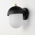 Maxim Perf Outdoor Outdoor Wall Mount in Black / Gold Finish Model: 30182WTBKGLD