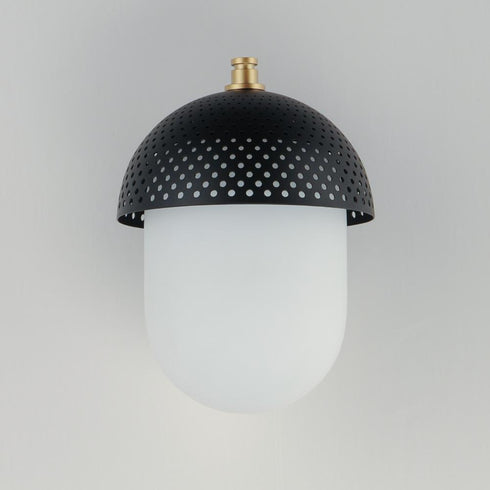 Maxim Perf Outdoor Outdoor Wall Mount in Black / Gold Finish Model: 30182WTBKGLD