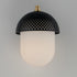 Maxim Perf Outdoor Outdoor Wall Mount in Black / Gold Finish Model: 30182WTBKGLD