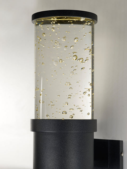 Maxim Pillar Outdoor Wall Mount in Galaxy Black Finish Model: 53685CLGBK