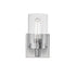 Maxim Pinn Wall Sconce in Black / Satin Brass Finish Model: 12401CLBKSBR