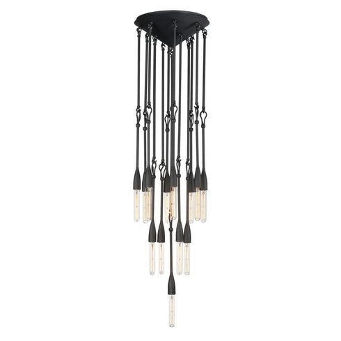 Maxim Pioneer Multi Light Pendant in Anthracite Finish Model: 27719AR