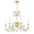 Maxim Plumette Chandelier in Chestnut Bronze Finish Model: 12166CHB/CRY