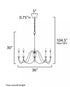 Maxim Plumette Chandelier in Gold Leaf Finish Model: 12168GL
