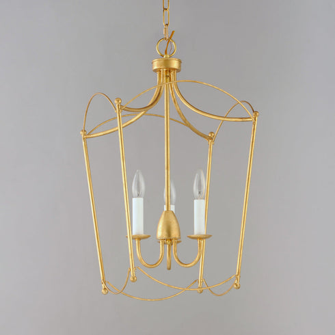 Maxim Plumette Multi Light Pendant in Gold Leaf Finish Model: 12163GL