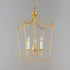 Maxim Plumette Multi Light Pendant in Gold Leaf Finish Model: 12163GL