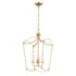 Maxim Plumette Multi Light Pendant in Gold Leaf Finish Model: 12163GL