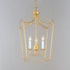 Maxim Plumette Multi Light Pendant in Gold Leaf Finish Model: 12163GL