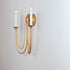 Maxim Plumette Wall Sconce in Gold Leaf Finish Model: 12161GL
