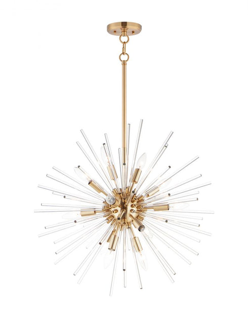 Maxim Polaris Multi Light Pendant in Satin Brass Finish Model: 28664CLSBR