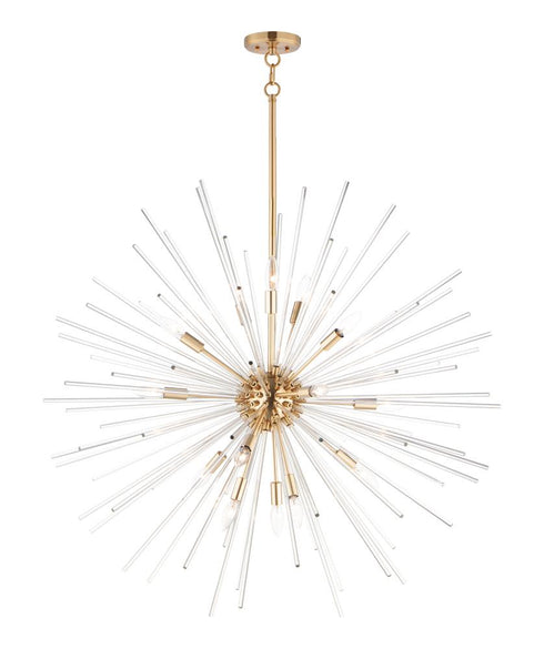 Maxim Polaris Multi Light Pendant in Satin Brass Finish Model: 28666CLSBR