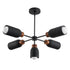 Maxim Pompeii Chandelier in Lava Black Finish Model: 10625LVBK