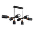 Maxim Pompeii Linear Pendant in Lava Black Finish Model: 10628LVBK