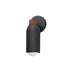 Maxim Pompeii Wall Sconce in Lava Black Finish Model: 10621LVBK