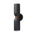 Maxim Pompeii Wall Sconce in Lava Black Finish Model: 10622LVBK