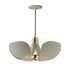 Maxim Poppy Single Pendant in Silver Gold / Satin Brass Finish Model: 11394SGSBR