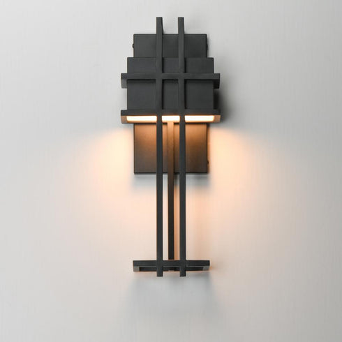 Maxim Prairie Wall Sconce in Black Finish Model: 30774BK