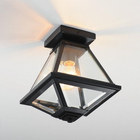 Maxim Prism Flush Mount in Black Finish Model: 30560CLBK