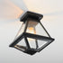 Maxim Prism Flush Mount in Black Finish Model: 30560CLBK