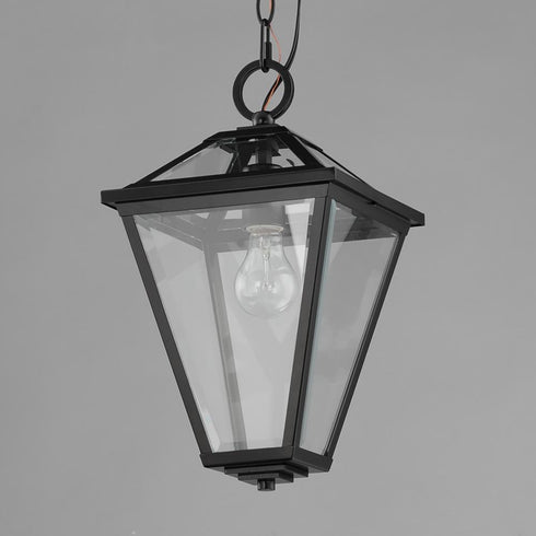 Maxim Prism Outdoor Pendant in Black Finish Model: 30569CLBK