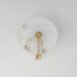Maxim Quarry Wall Sconce in Natural Aged Brass Finish Model: 18201WANAB