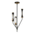 Maxim Regent Multi Light Pendant in Black / Antique Brass Finish Model: 16173CLBKAB