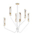 Maxim Regent Multi Tier Chandelier in Black / Antique Brass Finish Model: 16176CLBKAB