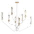 Maxim Regent Multi Tier Chandelier in Black / Antique Brass Finish Model: 16178CLBKAB