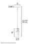 Maxim Rexford Mini Pendant in Satin Nickel Finish Model: 10362CDSN