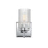 Maxim Rigata Wall Sconce in Black Finish Model: 21371CRBK