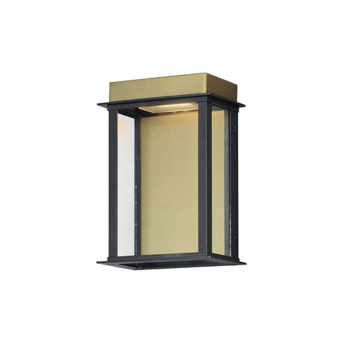 Maxim Rincon Outdoor Wall Mount in Black / Gold Finish Model: 50752BKGLD