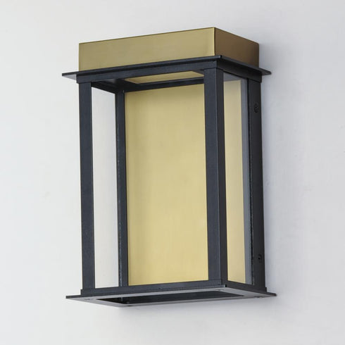 Maxim Rincon Outdoor Wall Mount in Black / Gold Finish Model: 50752BKGLD