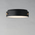 Maxim Rivet Outdoor Flush Mount in Black / Antique Brass Finish Model: 42129BKAB