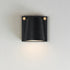 Maxim Rivet Outdoor Wall Mount in Black / Antique Brass Finish Model: 42120BKAB
