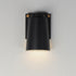 Maxim Rivet Outdoor Wall Mount in Black / Antique Brass Finish Model: 42122BKAB