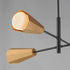 Maxim Rizzo Chandelier in Black Antique Brass Finish Model: 10815SWBKAB