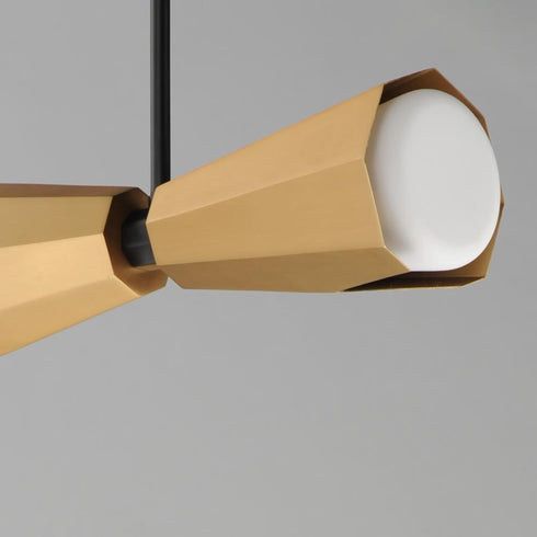 Maxim Rizzo Multi Light Pendant in Black Antique Brass Finish Model: 10812SWBKAB