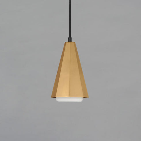Maxim Rizzo Single Pendant in Black Antique Brass Finish Model: 10811SWBKAB