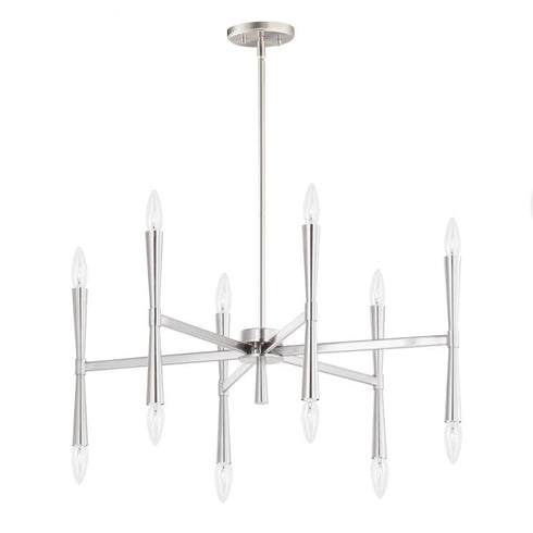 Maxim Rome Chandelier in Satin Brass Finish Model: 24626SBR
