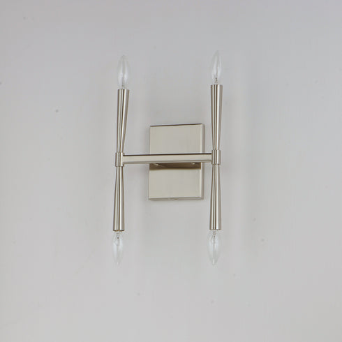 Maxim Rome Wall Sconce in Satin Nickel Finish Model: 24622SN